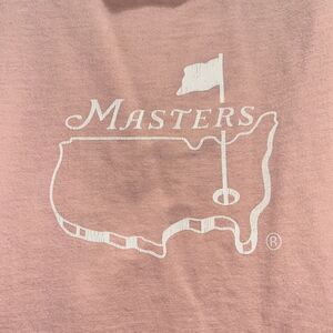 E514  Masters 2000'sLadies Pink Golf T-shirt EUC Youth XL 18-20